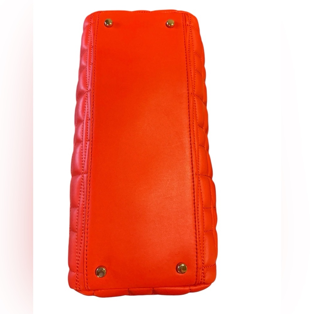 Kate Spade Quilted Leather “Maxie” Handbag in Flame Red. NWT, Original Dustbag - Picture 9 of 13